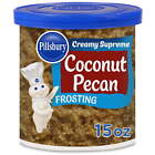  6 Pack  Pillsbury Creamy Supreme Coconut Pecan Frosting  15 Oz Tub