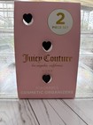 Juicy Couture Home Stackable Cosmetic Organizer Set  Clear Plastic  2pc