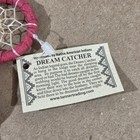 Authentic Navajo Dream Catcher Key Chain Handcrafted Magenta 1 5  Diameter