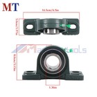 Ucp207-22 Self Aligning Bearing 1-3 8 Bore 2 Bolt Solid Base Pillow Block 2 Pcs