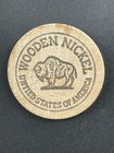 Woodside New York Wooden Nickel Private Cars Vintage Token
