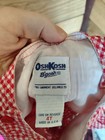 Vtg Oshkosh B gosh Red Gingham Jumper Dress Size 4t Made In Usa 80s 90s Cotton