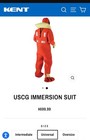 Oversized Mustang Cold Water Immersion Suit Oversized Neoprene 