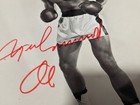 Muhammad Ali Autographed Photo Before  Zora Folley Fight 1967 W  Attestation Ltr