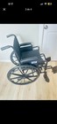 Equate Manual Wheelchair 4-wheel With Padded Armrests  Black