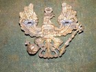 Wwi Ww1 Pickelhaube Prussian German Helmet Front Plate Gilt Brass Complete Clean