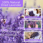Dried Lavender Bundles  Natural Dried Lavender Flowers 280-300 Stems 16    For Hom