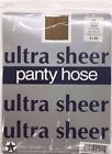 Queen   One Size Ultra Sheer Pantyhose Nylons Hosiery Stockings- 3 Pairs