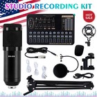 Complete Home Studio Recording Kit - Mixer  Condenser Mic For Music podcast Set