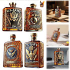 Veteran Tribute Bottle -veteran Tribute Glass Veteran Military Glass Wine Bottle