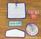 Mixed Lot Of 5 Girl Scouts Gsa  Iron On Fun Patches