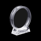 10pcs 40mm Coin Capsule Display Stand Acrylic Round Coin Collecting Storage Box