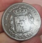 1879  spain-puerto Rico  Diez Centimos  10 Centimos  -colonies-