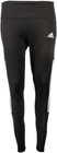 New Women s Adidas High Rise Tights Black White Stripes 7 8 Length Size Small