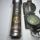 Bsa Lot Of Used Items 5 Compasses 1 In Holder   Flashlight Cr-418