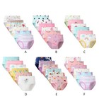 6 Packs lot Toddler Little Girl s Cotton Underwear Briefs Kids Panties 2-9y