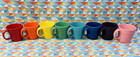 New Bright Set Of 8 Fiesta Tapered  Mugs  15 Oz Fiestaware Free Shipping