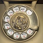 Vintage Rotary Telephone Deco-tel French Provincial Style Cream Gold Ornate