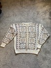 Vintage 90s St  John   s Bay Aztec Knit Sweater - Men   s Large - Made In Usa