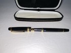 Sheaffer Black And Gold Rollerball Pen 1856978 With Case Been Sitting In Drawer