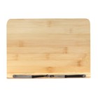 Universal Bamboo Book Stand  For Cookbooks  Reading  Cell Phone  Art  Music