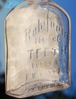 Antique Rubifoam Liquid Dentrifice Bottle For The Teeth W colorful Copied Label