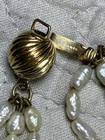 Vintage 3 Strand Freshwater Seed Pearls Necklace 14kt Round Gold Clasp 33   