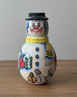 Sergiyev Posad Russian Nesting Doll 3-pc Set Hand Painted Wooden Snowman Signed