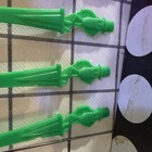 Vintage Plastic Mr Peanut Cutlery Set Spoon  Fork  Knife  Planter s Peanuts  Grn