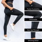 3 Pack Leggings With Pockets For Women  Waist Tummy Control Workout Yoga Pant