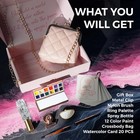 Funto Travel Watercolor Set Fashion 12-color Outdoor Paint Kit Crossbody Bag