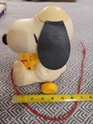 Vintage Snoopy And Woodstock Pull Toy 1972 By Hasbro Working