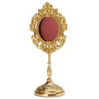 Large Chartres Reliquary 12  Height Polished Brass Eucharist Church Collection