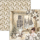 Ciao Bella Paper Winter Season 12 x 12  Scrapbooking Paper Winter Christmas