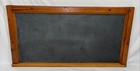 Antique Vintage Slate Chalkboard Blackboard Oak Wood Frame 39 25 x20 5  Menu