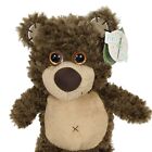 First And Main Mac Teddy Bear Plush Stuffed Animal Dark Brown Gift Ages 3 Up New