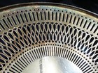 Vintage Pierced Plate Platter Silver Plated Hallmark Ns 1877