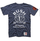 Rush Band T Shirt Fifty Something North American Tour 2026 Reprint