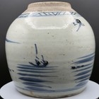 Antique Chinese Porcelain Blue White Ginger Jar