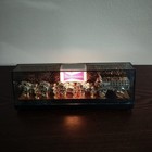 Vintage Budweiser Beer Cash Register Topper Lighted Sign With Clydesdales Works