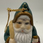 Vintage 1994 Christmas Reproductions Don Warning Santa Porcelain Bell Ornament