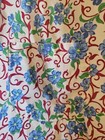 True Vintage Full Ruffled Pinafore   Printed Cottagecore Apron 2 Pockets