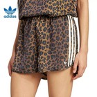 Adidas Women s Oiginals Leopard Satin Shorts Ka2673-authentic