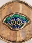Liberty   Co Archibald Knox Sterling Silver Enamel Napkin Ring 1910