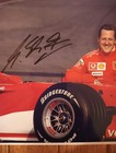 Michael Schumacher Signed Autographed Photo With Coa F1 Ferrari Racing Legend