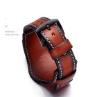 20mm 22mm For Fossil Panerai Tudor Leather Watchband Hand Brushed Retro Strap