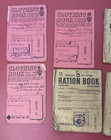 10 British Wwii Food   Clothing Ration Books   Extra Papers