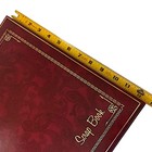 Vtg Scrapbook Photo Album Unused Mount Pages Burgundy Usa Heirloom Springfield 