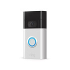 Ring Smart Battery Doorbell Satin Nickel  Outdoor Cam Plus  And Indoor Camera