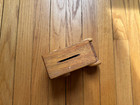 Vintage Us Mail Wooden Mail Truck Bank  Music Box  1991  Usa  Postal Toystalgia